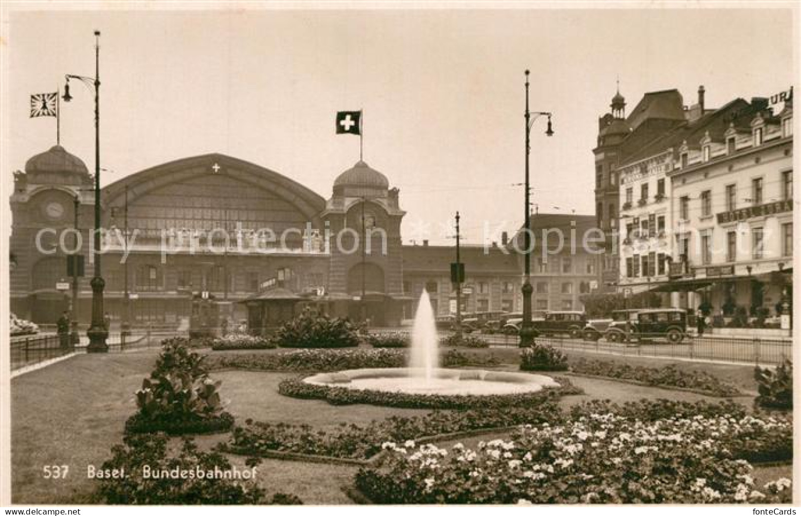 13297331 Basel BS Bundesbahnhof Brunnen Basel BS - Altri & Non Classificati