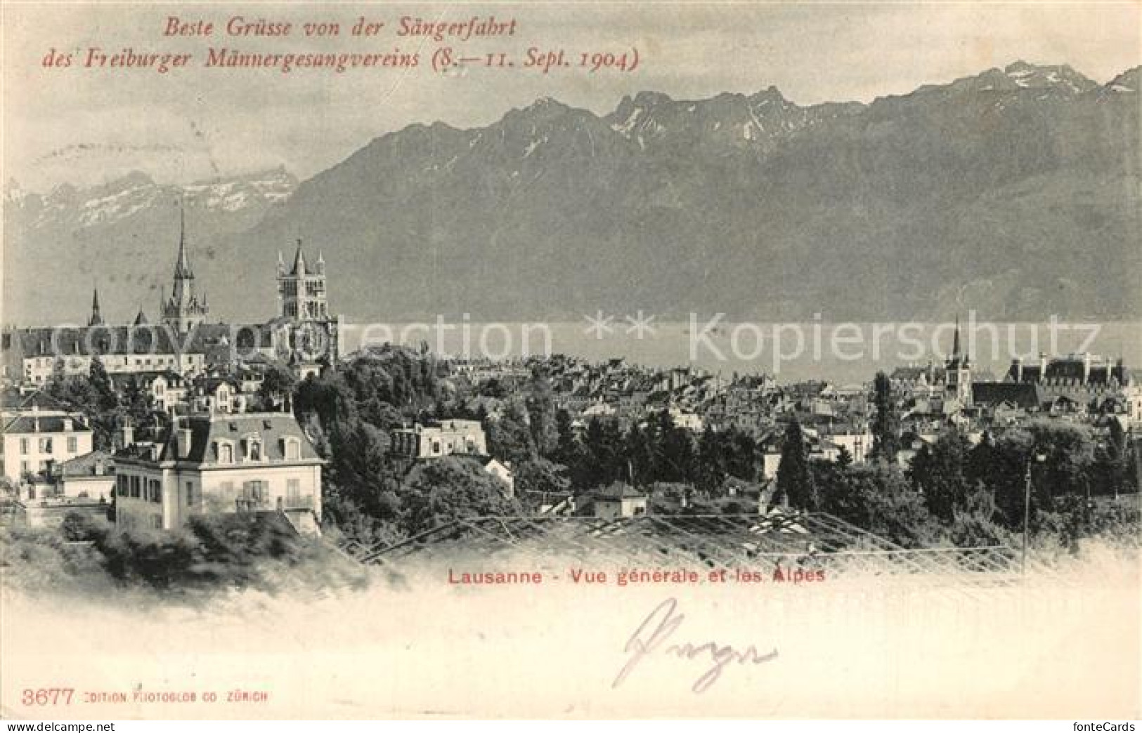 13296711 Lausanne VD Panorama Lausanne VD - Altri & Non Classificati