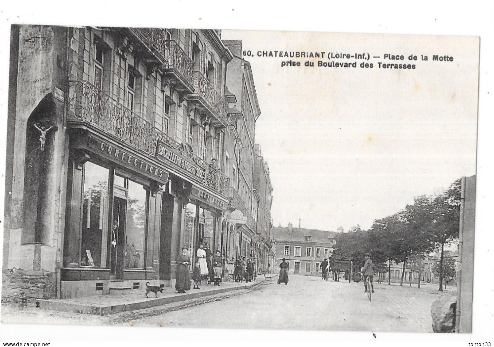 CHATEAUBRIANT - 44 -  Place De La Motte Prise Du Boulevard Des Terrasses - TOUL 7 - - Châteaubriant