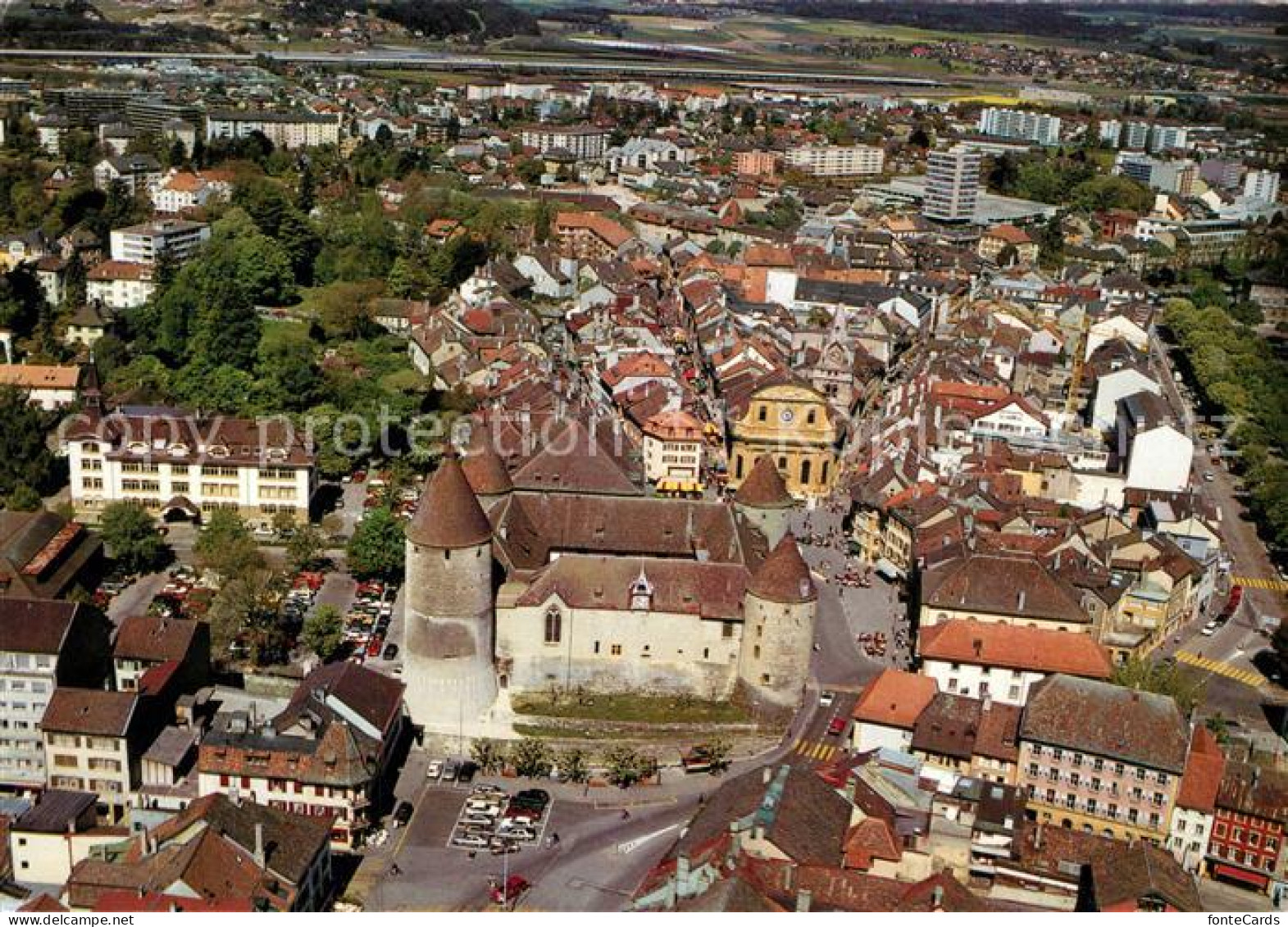 13294148 Yverdon-les-Bains Fliegeraufnahme Yverdon-les-Bains - Altri & Non Classificati