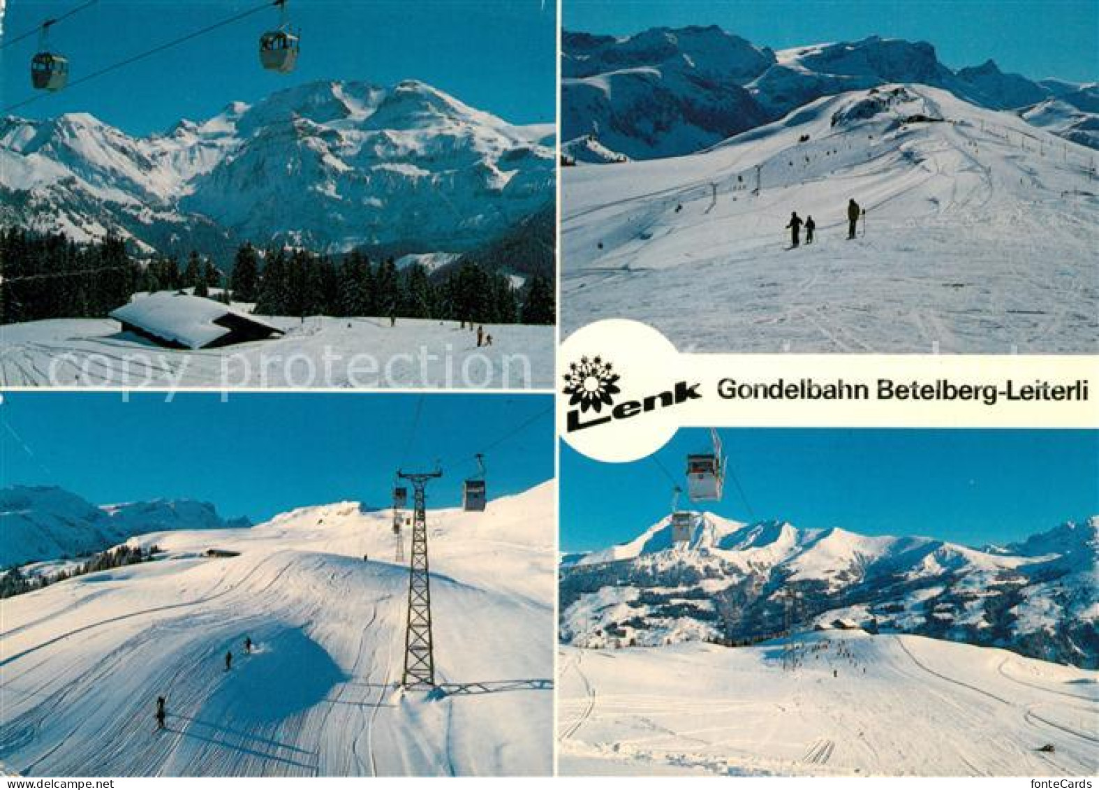 13293640 Lenk Simmental Gondelbahn Betelberg Leiterli Wintersportplatz Berner Al - Other & Unclassified