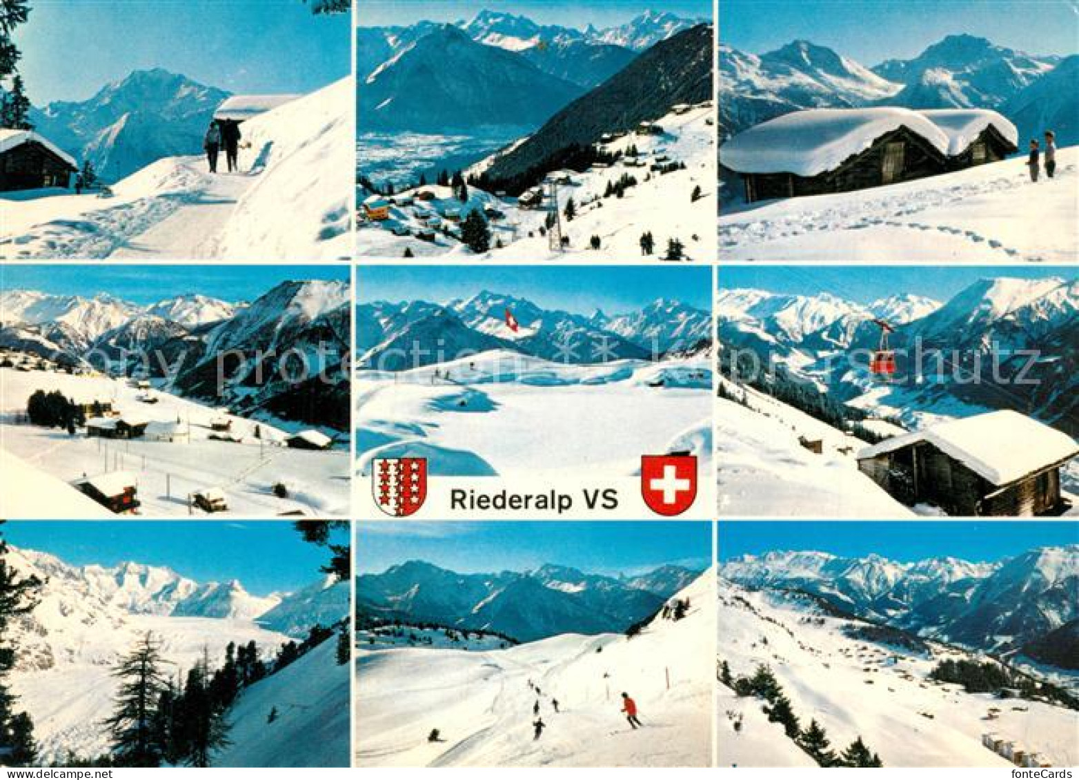 13293631 Riederalp Landschaftspanorama Bergwelt Alpen Grosser Aletschgletscher B - Other & Unclassified