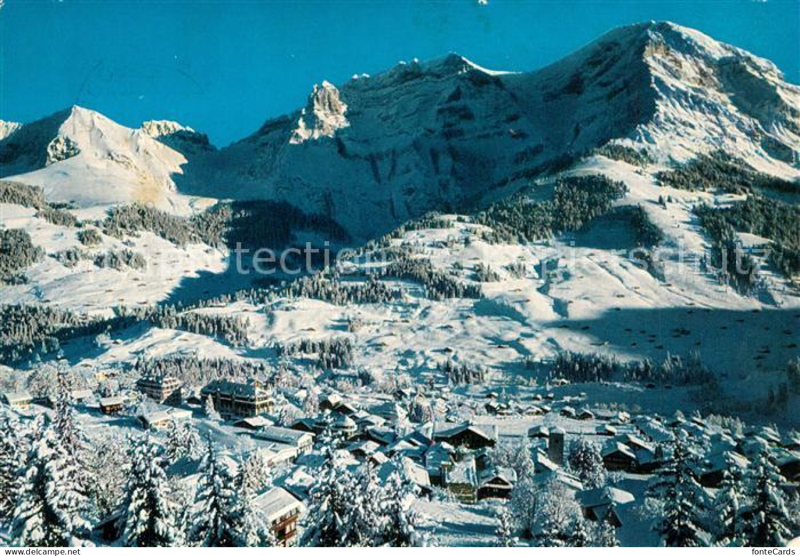 13293478 Adelboden Bonderspitz Grosslohner Winterpanorama Adelboden - Other & Unclassified