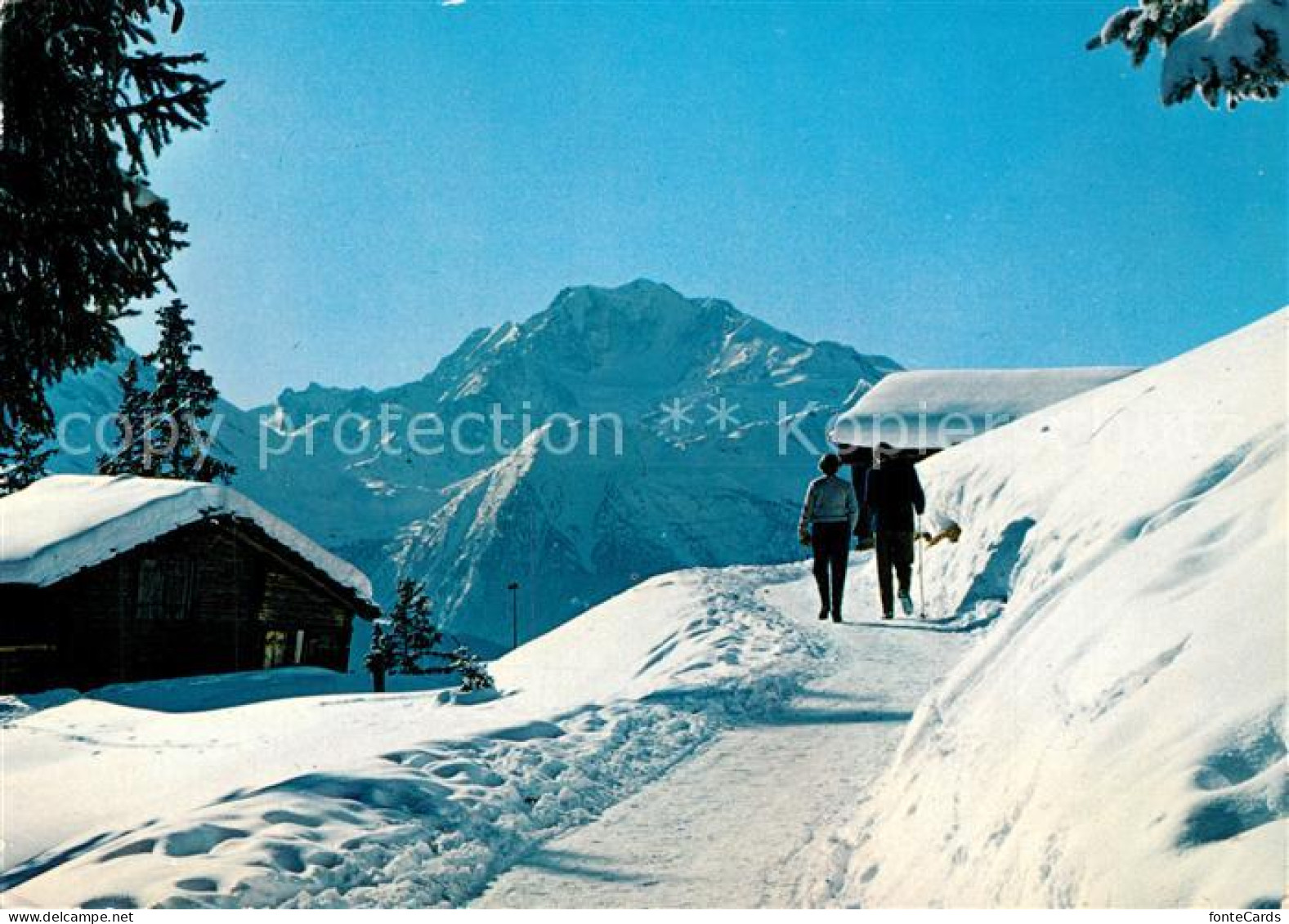 13293473 Riederalp Fletschhorn Winterpanorama Riederalp - Other & Unclassified