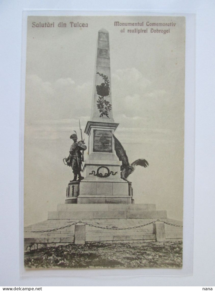 Romania-Tulcea:Le Monument A La Restauration De Dobrogea C.pos.1928/Monument To The Restoration Of Dobrogea 1928 - Roemenië