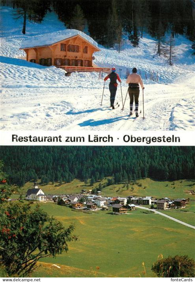 13293453 Obergesteln Restaurant Zum Laerch Panorama Winter Obergesteln - Other & Unclassified