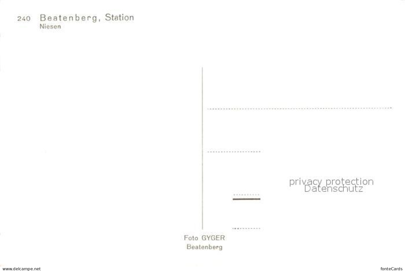 13292611 Beatenberg Station Niesen Beatenberg - Other & Unclassified