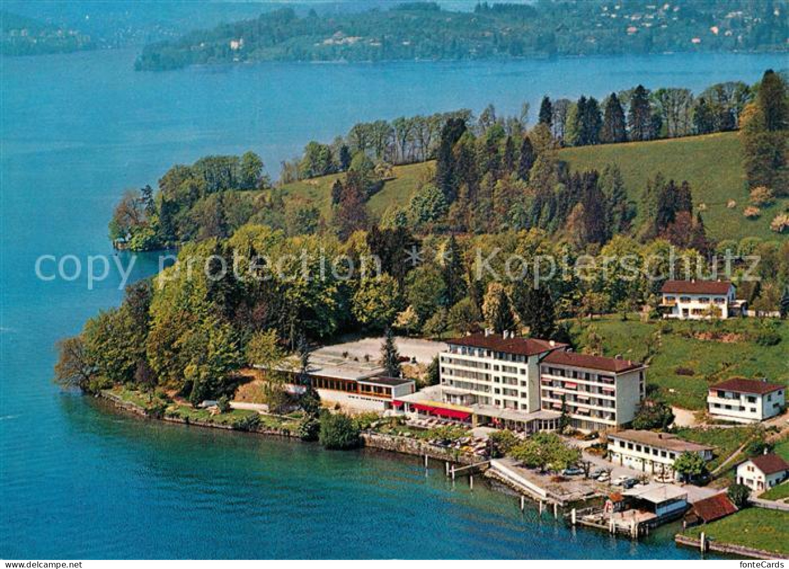 13290441 Hertenstein LU Hotel Hertenstein Vierwaldstaettersee Fliegeraufnahme He - Other & Unclassified