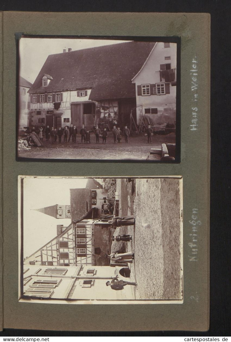 Fotoalbum mit 37 Fotografien, Ansicht Weiler ob Helfenstein, Schulhaus, Wohnhaus, Öschelbronn, Schwäbisch Hall 