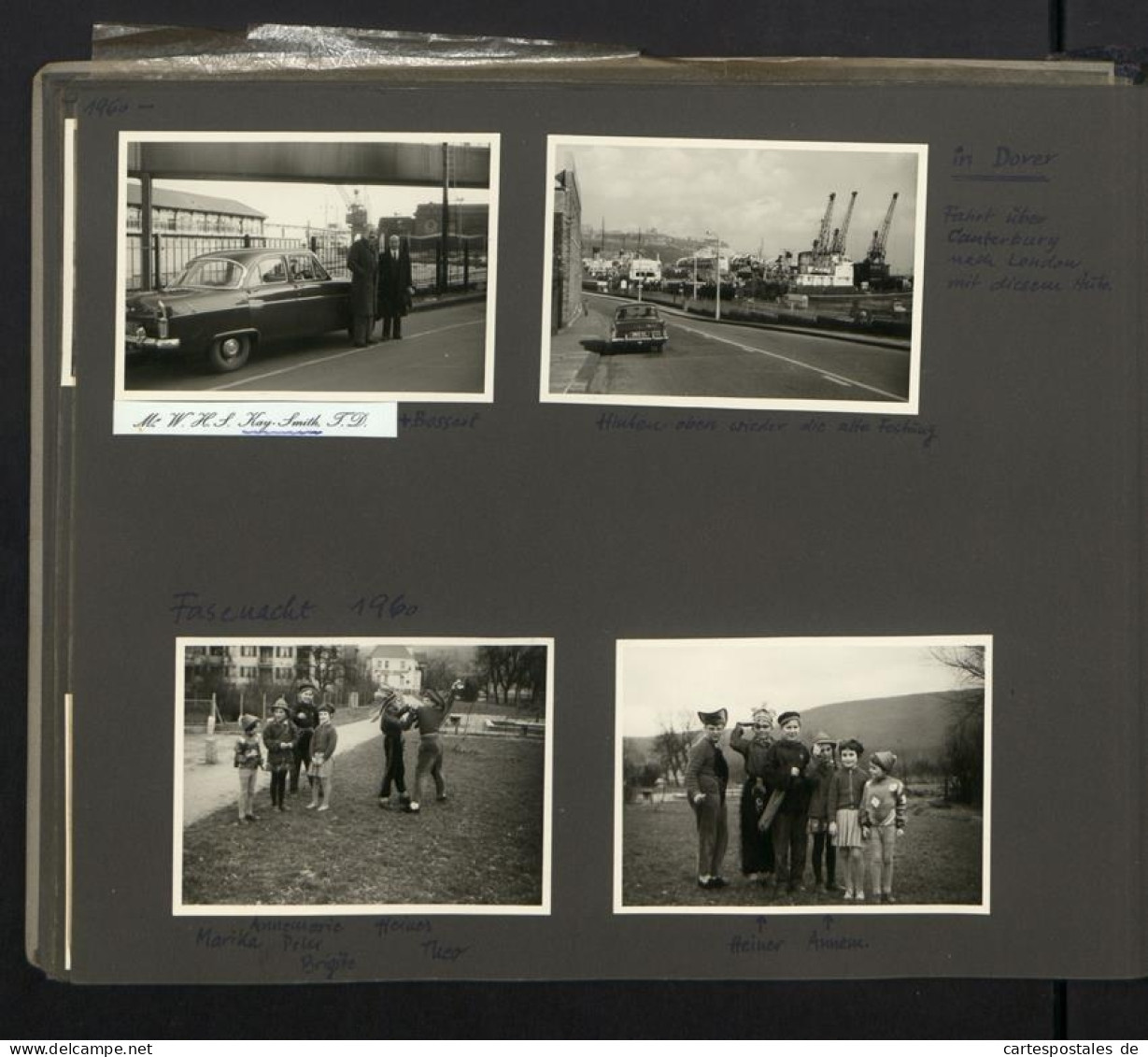 Fotoalbum mit 199 Fotografien, Ansicht Fehmarn, Familie Hess auf Reise mit VW Käfer nach der Ostsee, 1959 