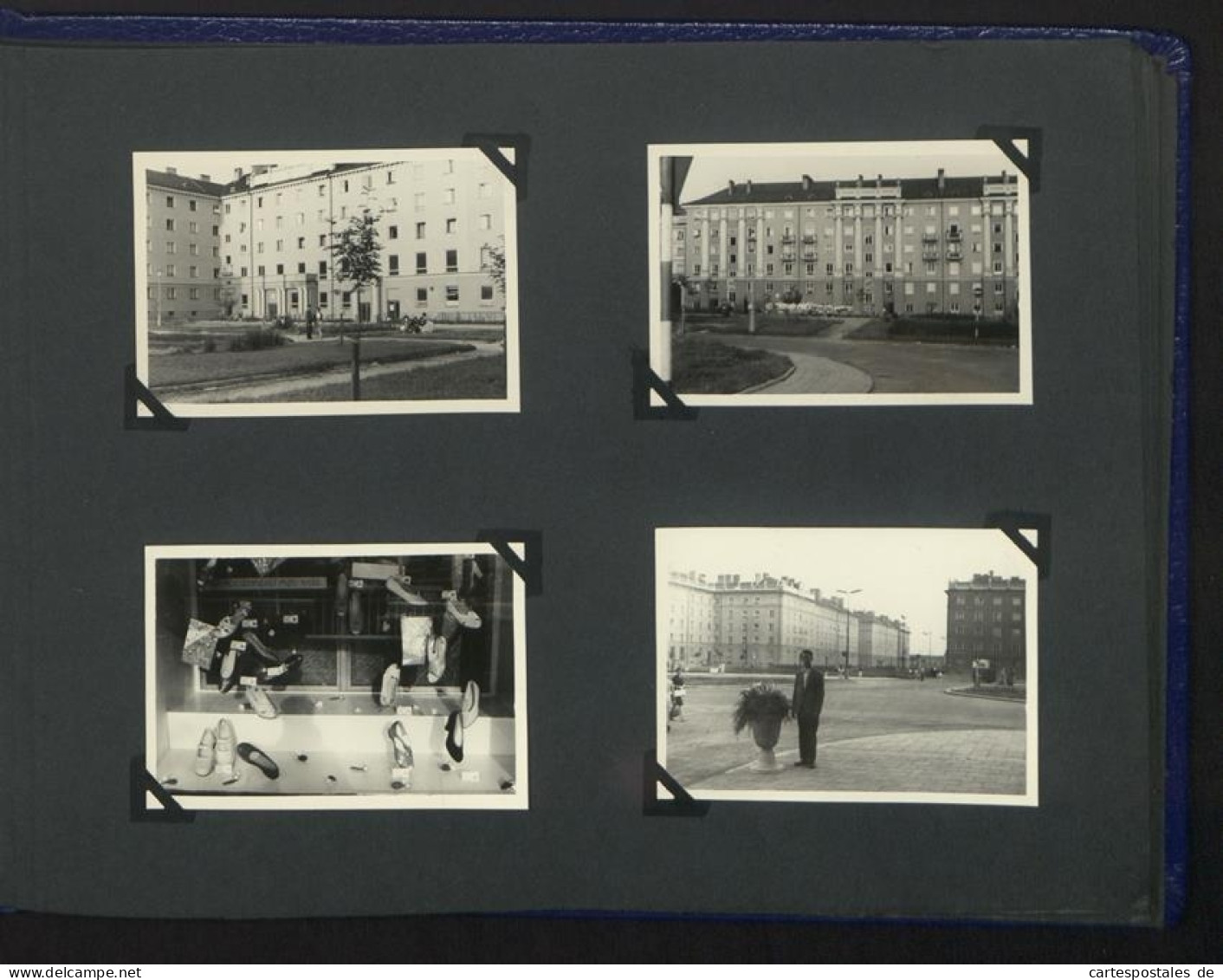 Fotoalbum mit 132 Fotografien, Deutscher Praktikant in der Tschechoslowakei CSSR 1960, Ostrava, Prag 