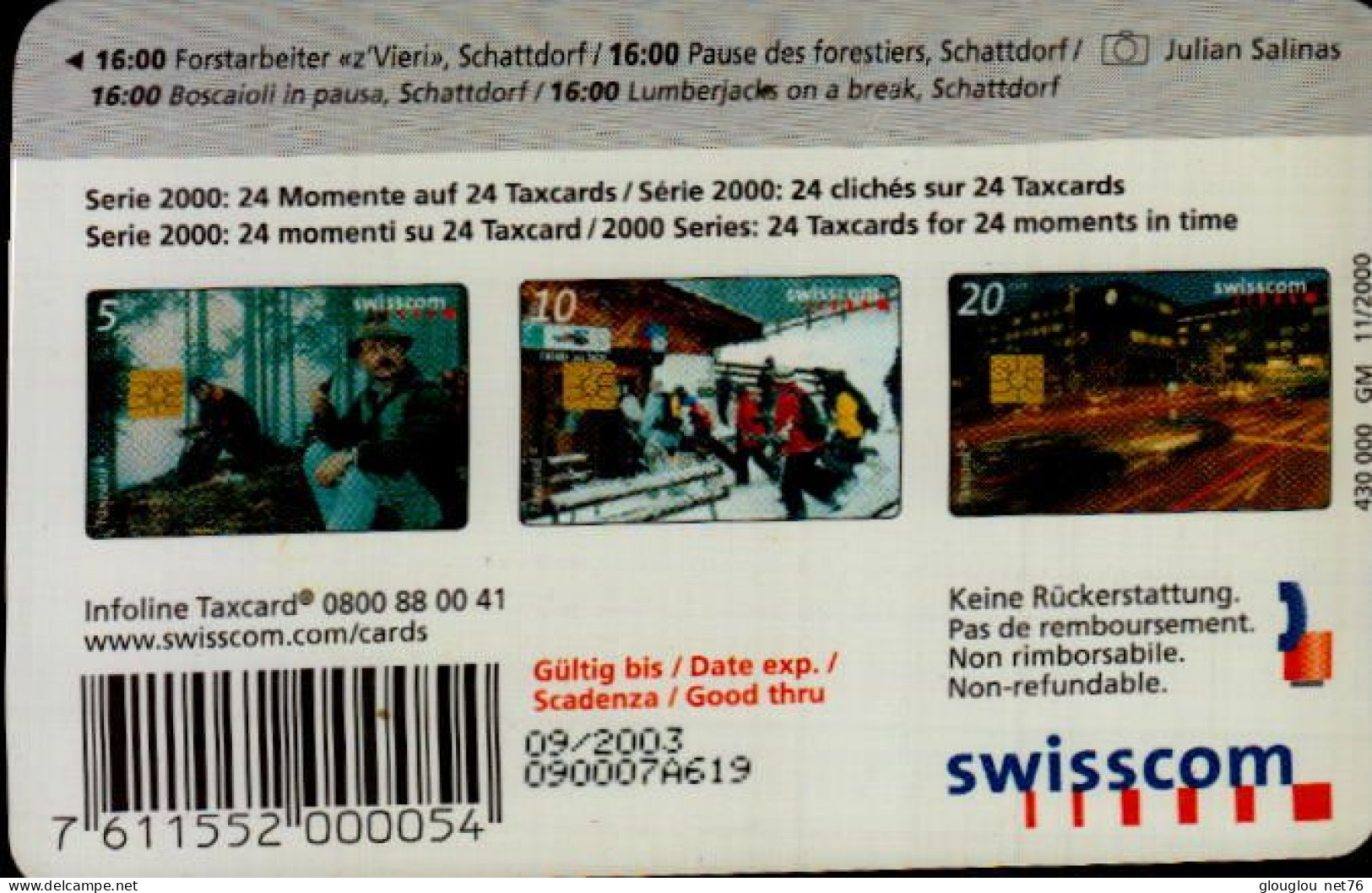 TELECARTE SUISSE.. - Switzerland