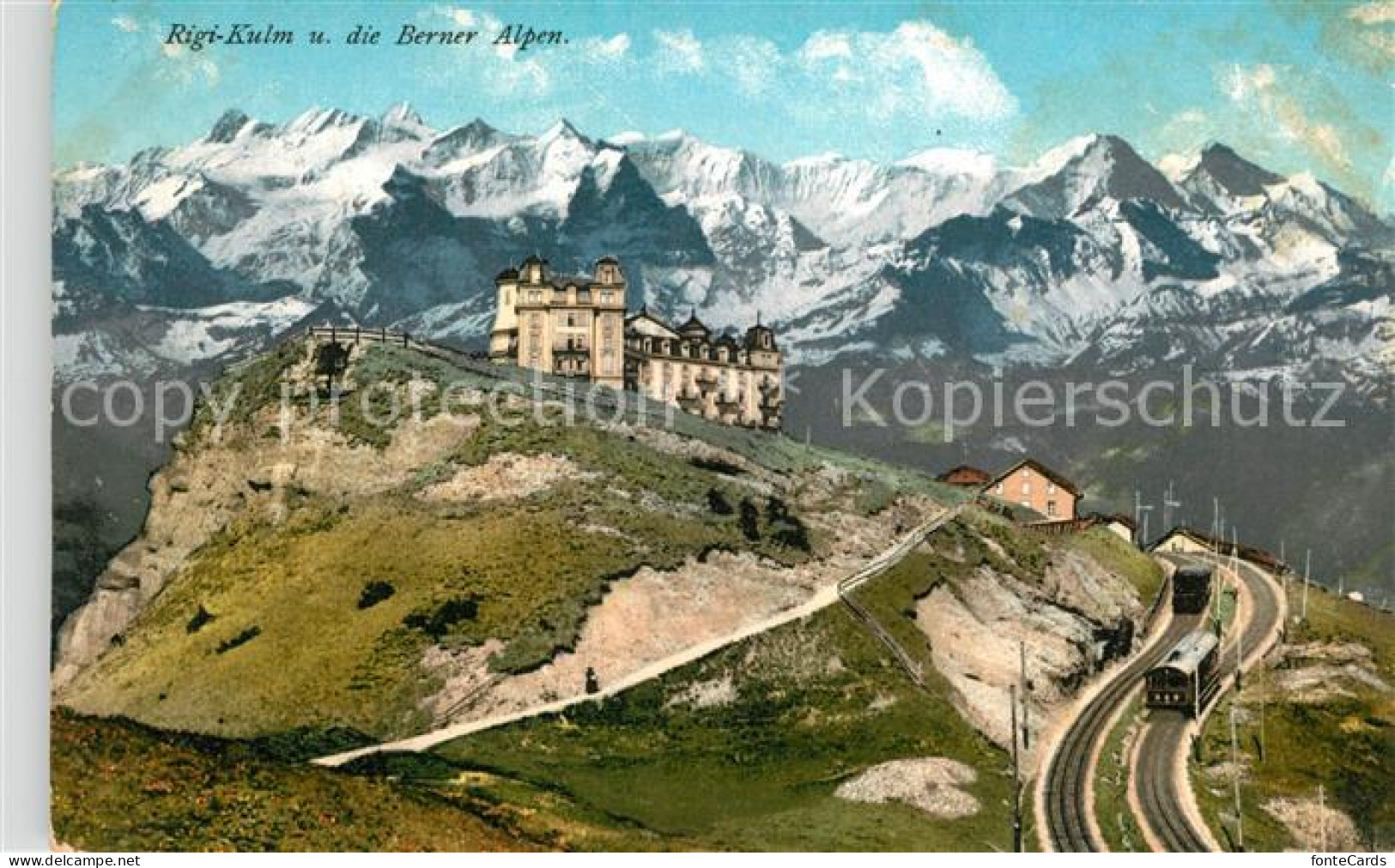 13287881 Rigi Kulm Mit Berner Alpen Rigi Kulm - Sonstige & Ohne Zuordnung