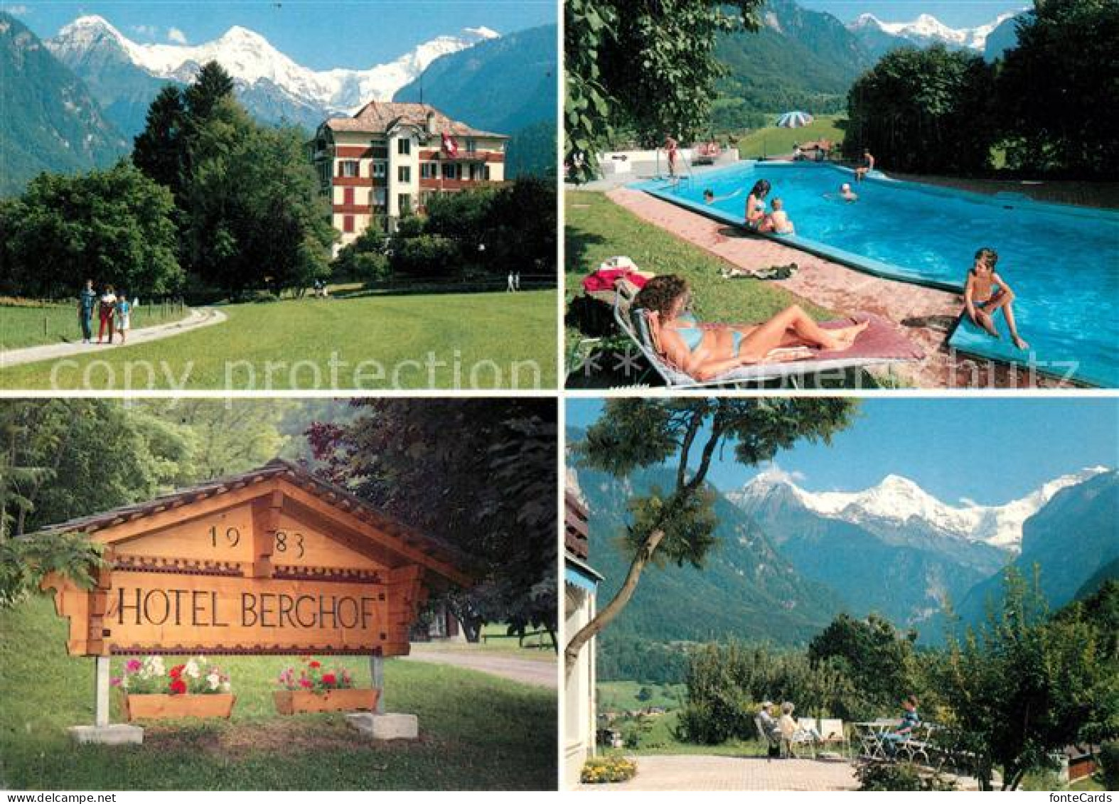 13286002 Wilderswil Hotel Berghof Interlaken Jannik Balmer-Leresche Freibad Wild - Sonstige & Ohne Zuordnung