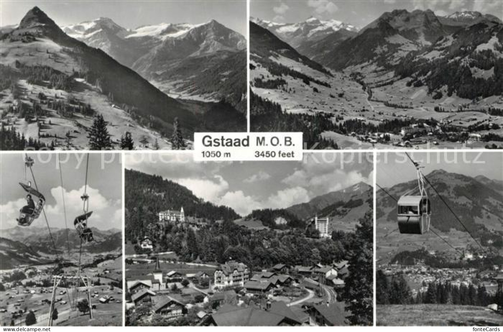 13283798 Gstaad Luftseilbahn Sesselbahn Gstaad - Sonstige & Ohne Zuordnung