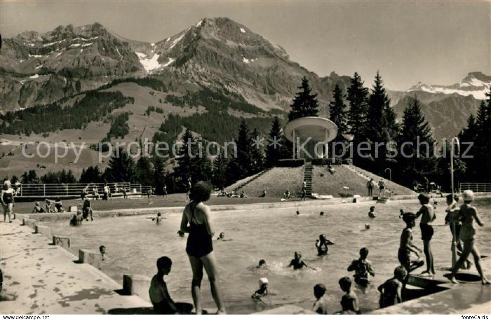 13283782 Adelboden Schwimmbad Grossloner Steghorn Adelboden - Sonstige & Ohne Zuordnung