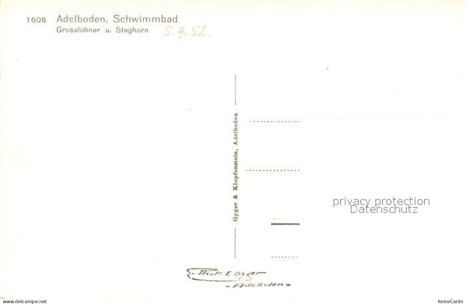 13283782 Adelboden Schwimmbad Grossloner Steghorn Adelboden - Sonstige & Ohne Zuordnung