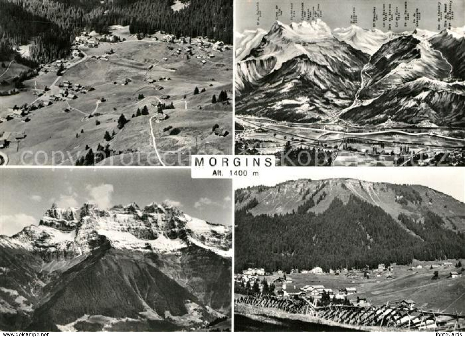 13282403 Morgins Fliegeraufnahmen Morgins - Other & Unclassified