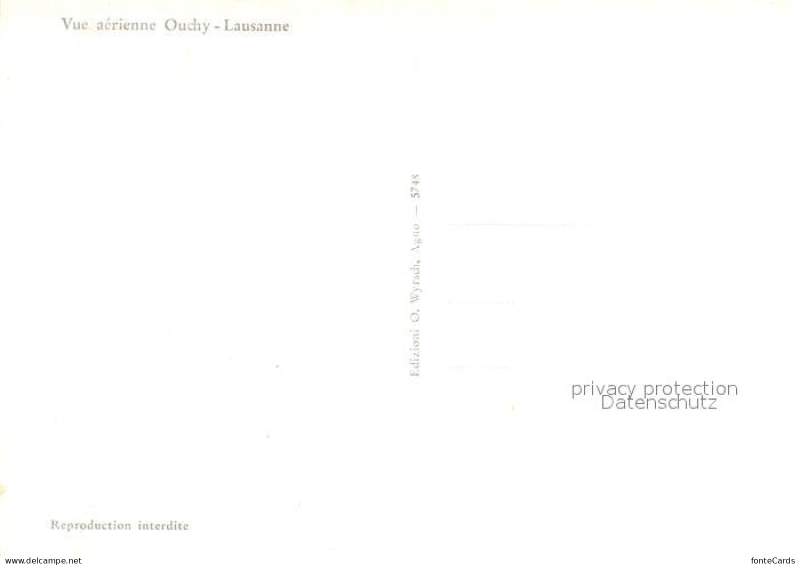 13280691 Lausanne Ouchy Vue Aerienne Lausanne Ouchy - Altri & Non Classificati