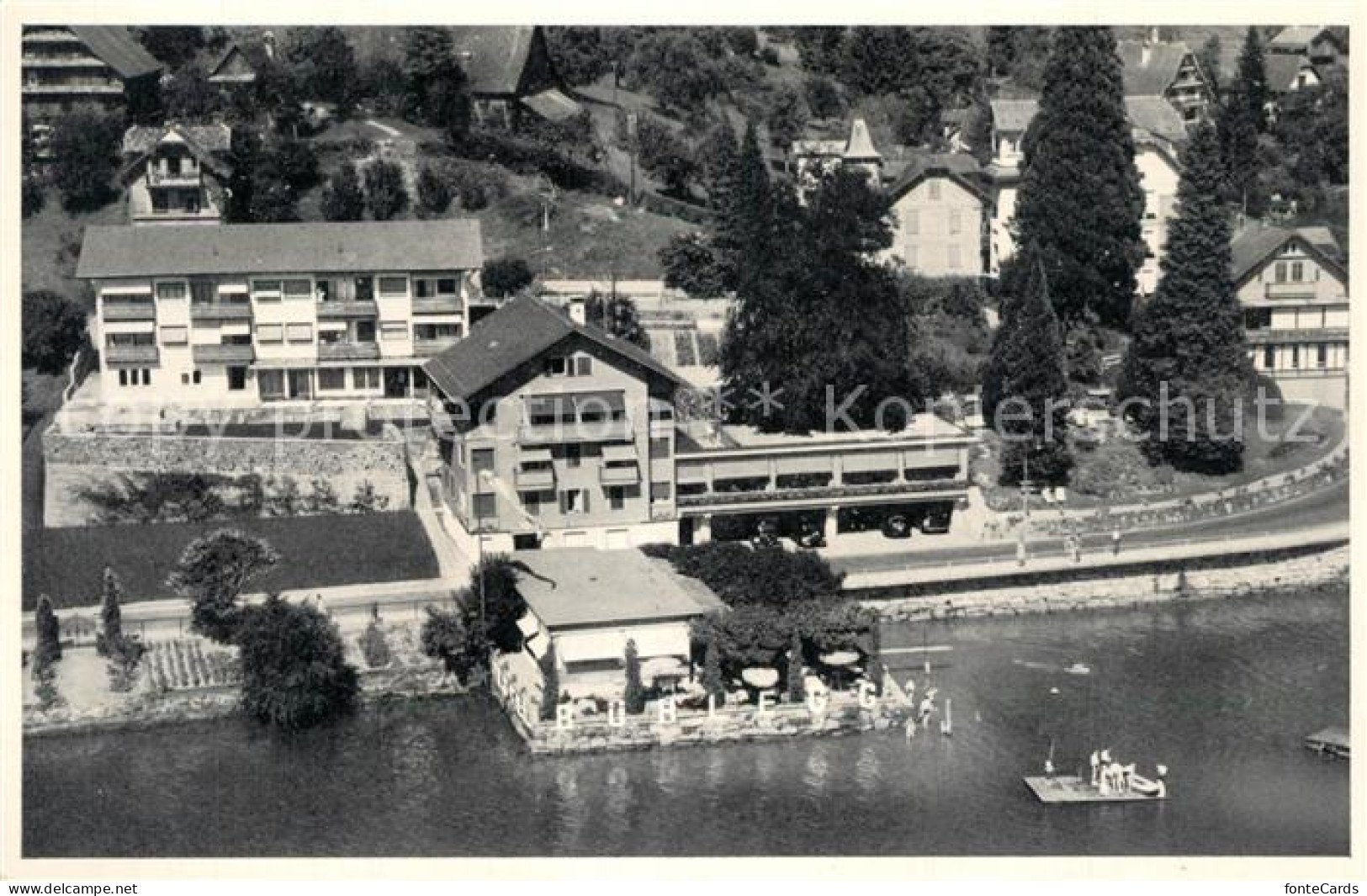 13279884 Weggis Vierwaldstaettersee Hotel Buehlegg Fliegeraufnahme Weggis Vierwa - Altri & Non Classificati