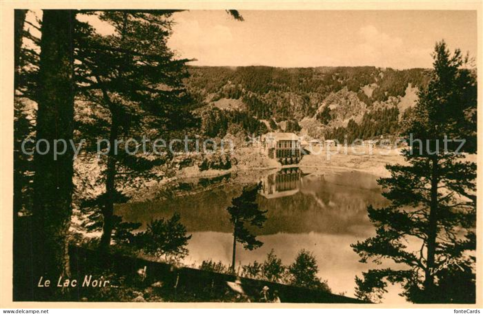 13277472 Lac Noir Schwarzsee FR Panorama Lac Noir Schwarzsee FR - Other & Unclassified