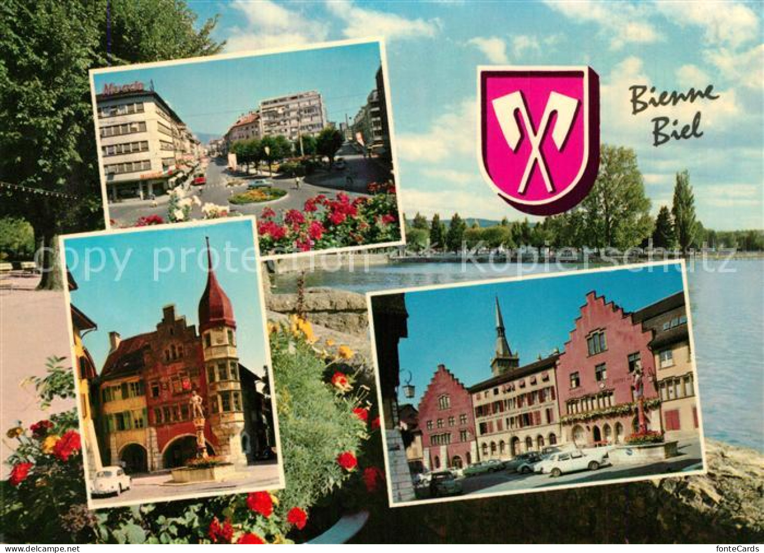 13268880 Bienne Biel Rathaus Marktplatz Stadtansichten  - Sonstige & Ohne Zuordnung