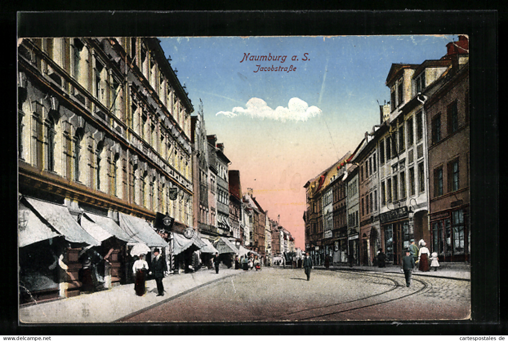 AK Naumburg A. S., Blick In Die Jacobstrasse  - Naumburg (Saale)