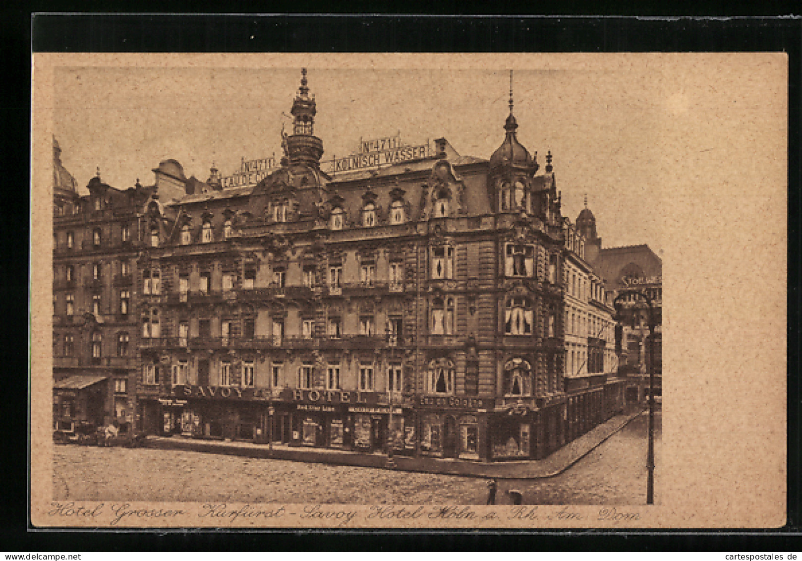 AK Köln A. Rhein, Hotel Grosser Kurfürst-Savoy Hotel Am Dom  - Köln