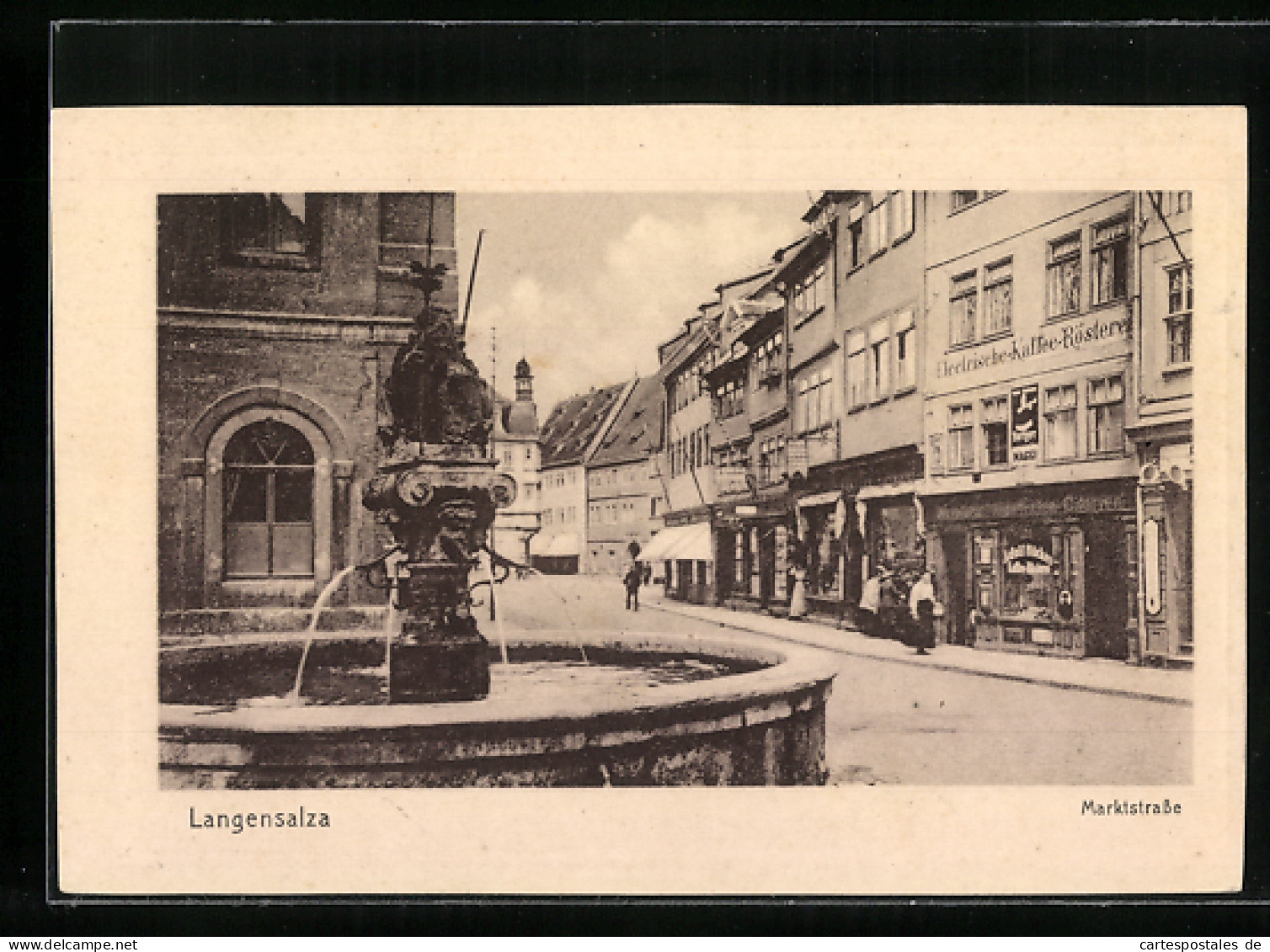 AK Langensalza, Marktstrasse Mit Brunnen  - Bad Langensalza