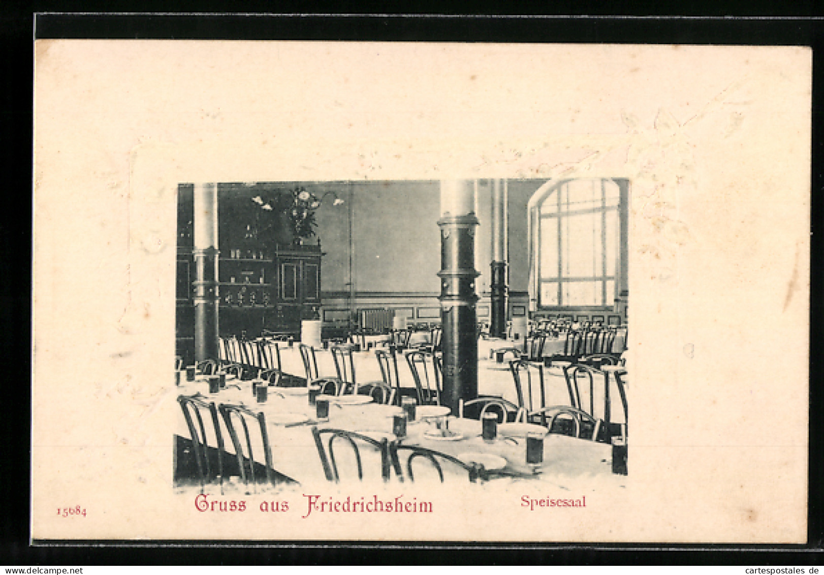 AK Malsburg-Marzell, Heilstätte Friedrichsheim, Gruss Mit Blick In Den Speisesaal  - Other & Unclassified