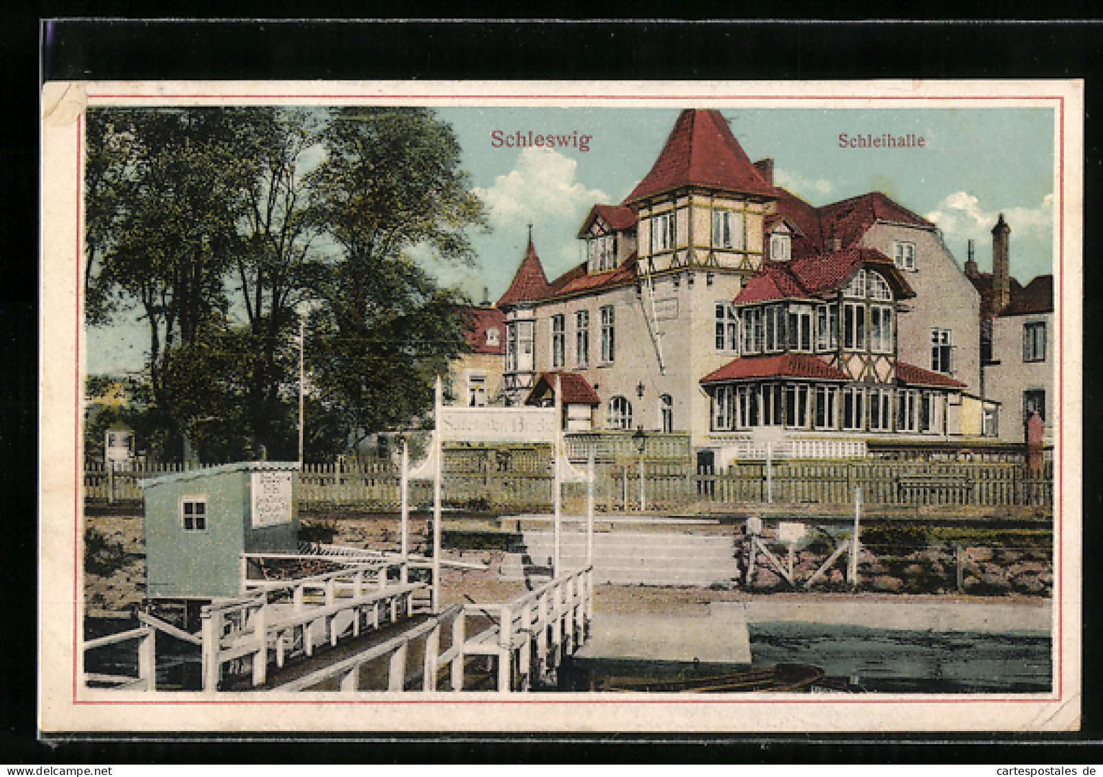 AK Schleswig, Blick Zur Schlei-Halle  - Schleswig