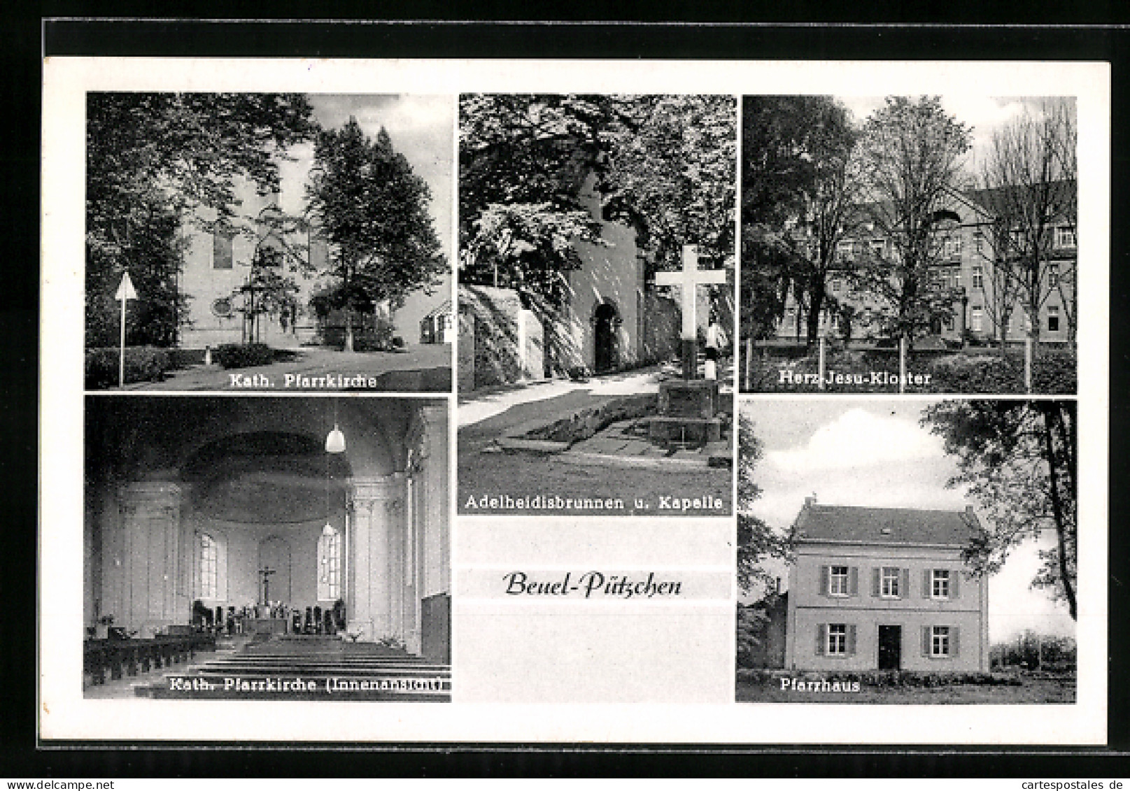 AK Beuel-Pützchen, Adelheidisbrunnen, Pfarrhaus  - Other & Unclassified