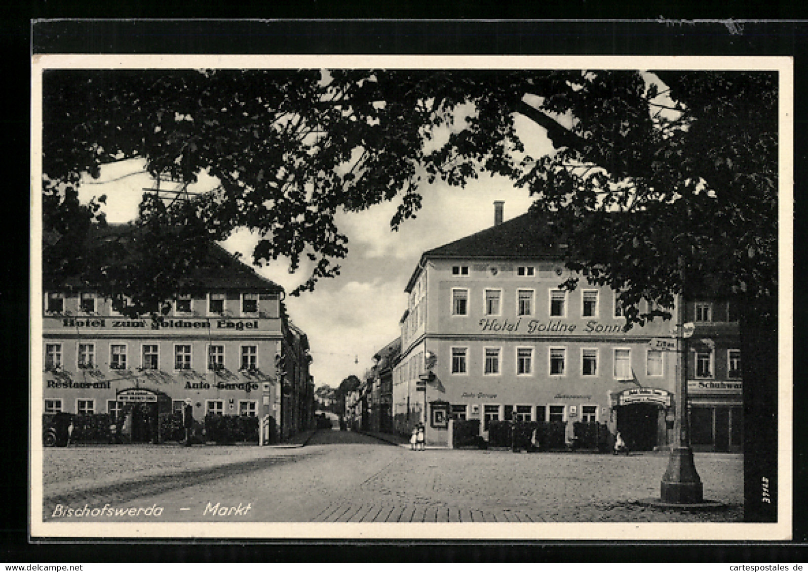 AK Bischofswerda, Marktplatz Mit Hotel Goldene Sonne  - Bischofswerda