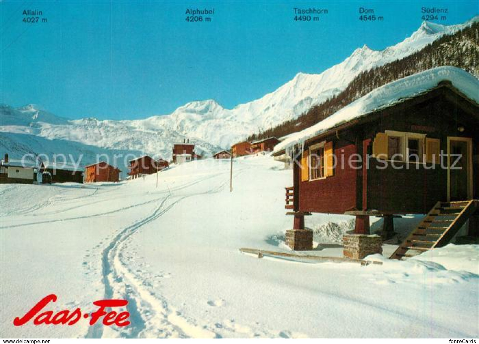 13259301 Saas-Fee Allalin Alphubel Taeschhorn  Saas-Fee - Other & Unclassified