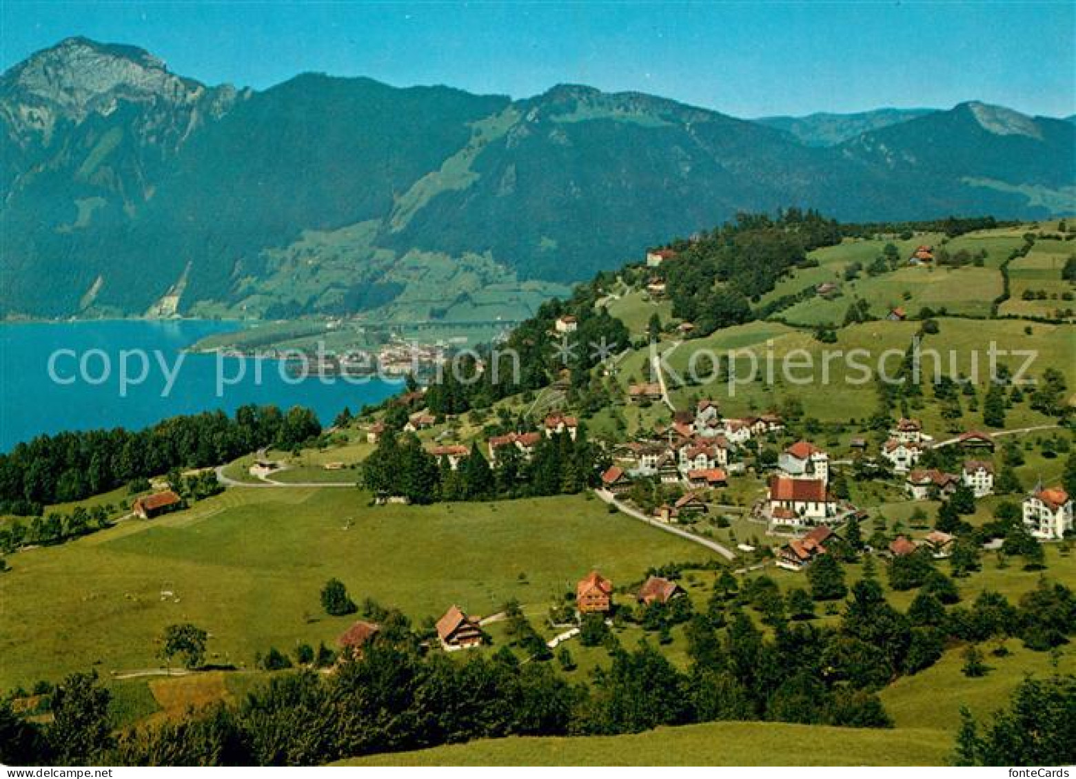 13252388 Morschach Mit Vierwaldstaettersee Und Rigi Hochfluh Morschach - Altri & Non Classificati