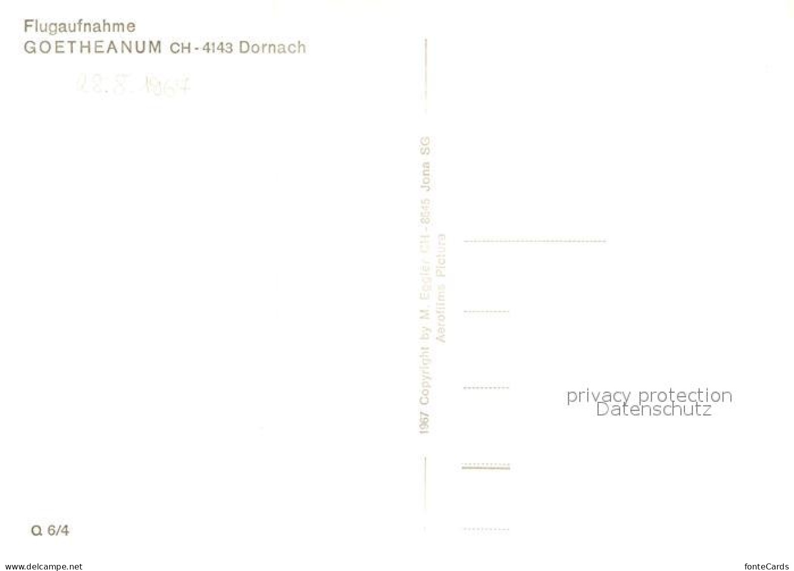 13252352 Dornach SO Goetheanum Fliegeraufnahme Dornach SO - Sonstige & Ohne Zuordnung