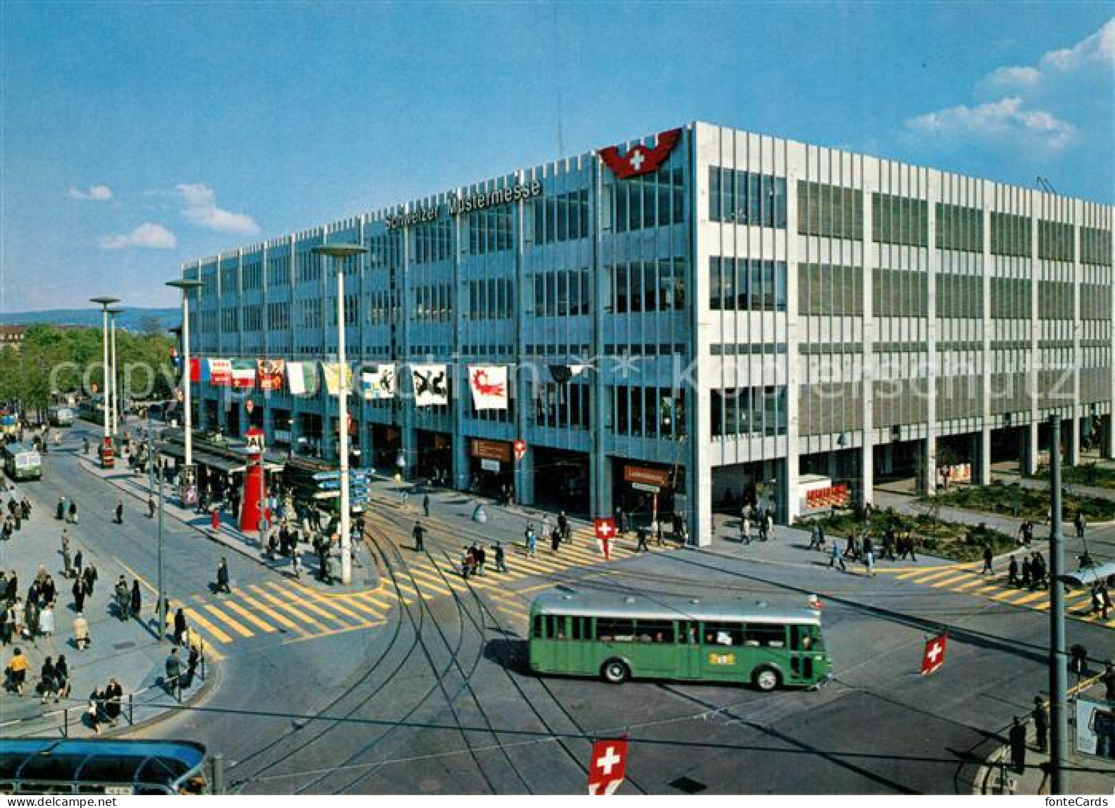 13252350 Basel BS Vorplatz Mit Neubau Und Front Riehenring Basel BS - Sonstige & Ohne Zuordnung