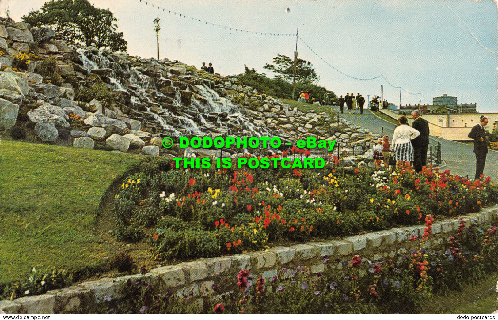 R524675 Cleethorpes. The Waterfall. Pier Gardens. Coastal Cards - World