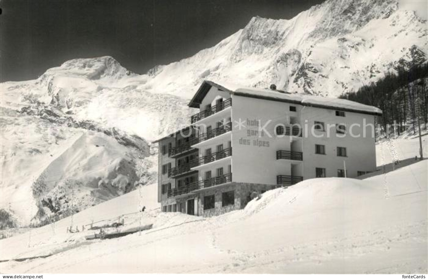 13247118 Saas-Fee Hotel Garni Des Alpes Saas-Fee - Andere & Zonder Classificatie