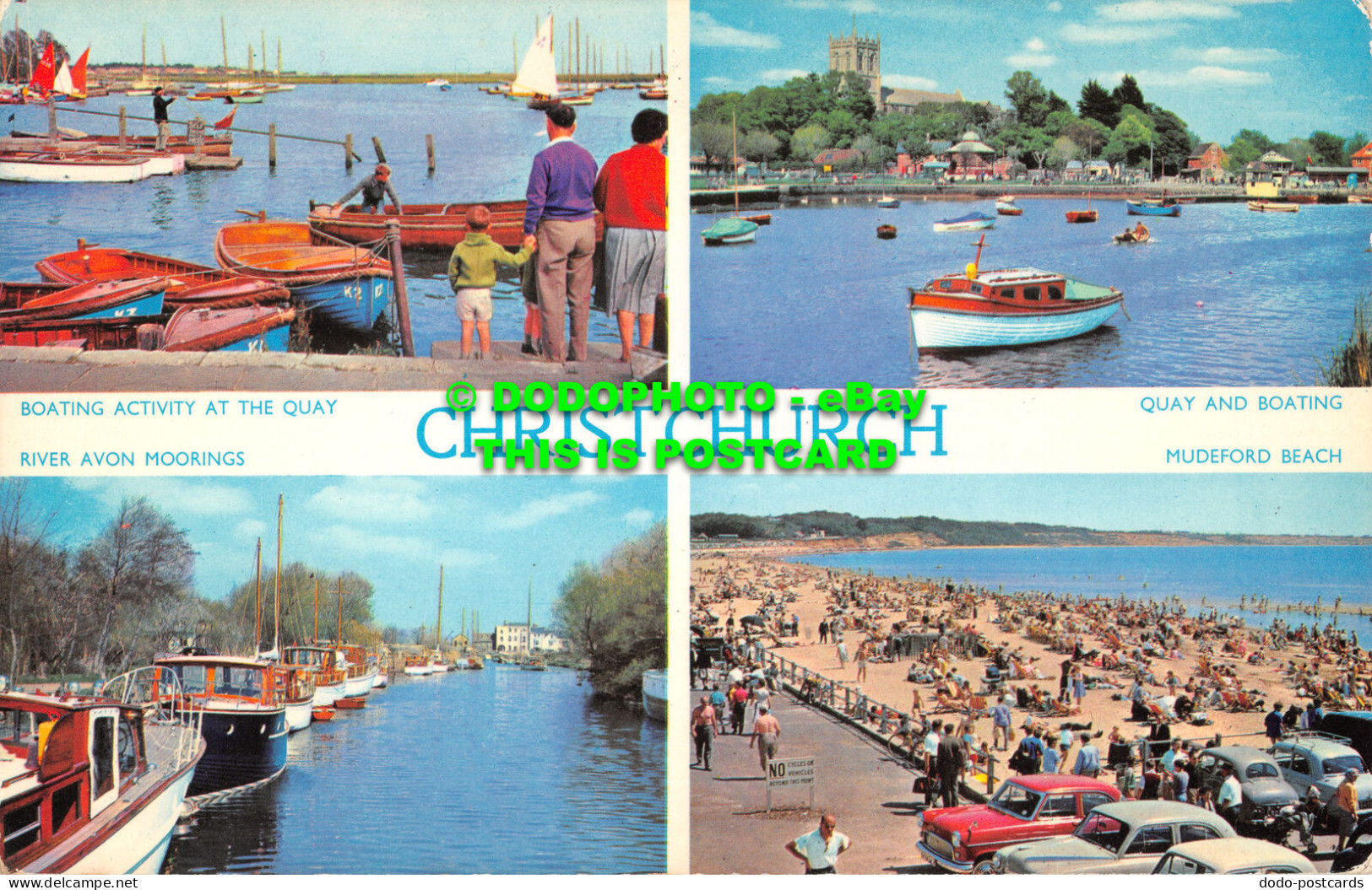 R524693 Christchurch. River Avon Moorings. Quay And Boating. Mudeford Beach. E. - World