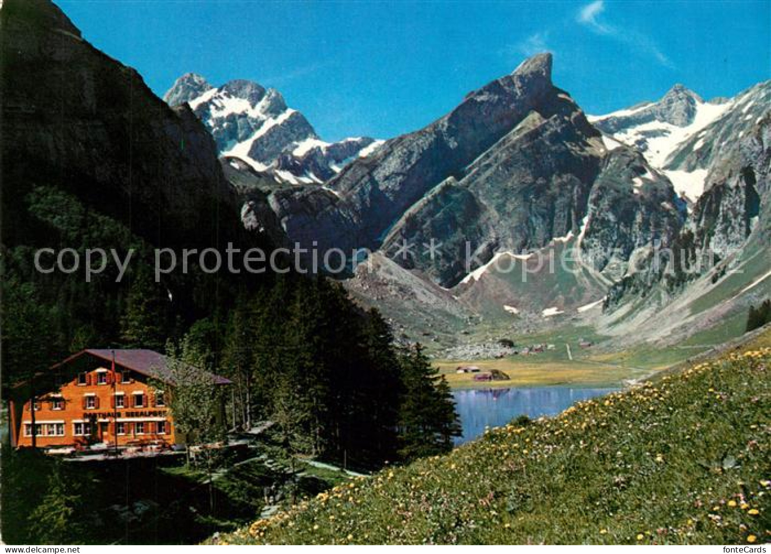 13246612 Rotsteinpass Berggasthaus Seealpsee Altmann Rossmad Saentis Rotsteinpas - Autres & Non Classés