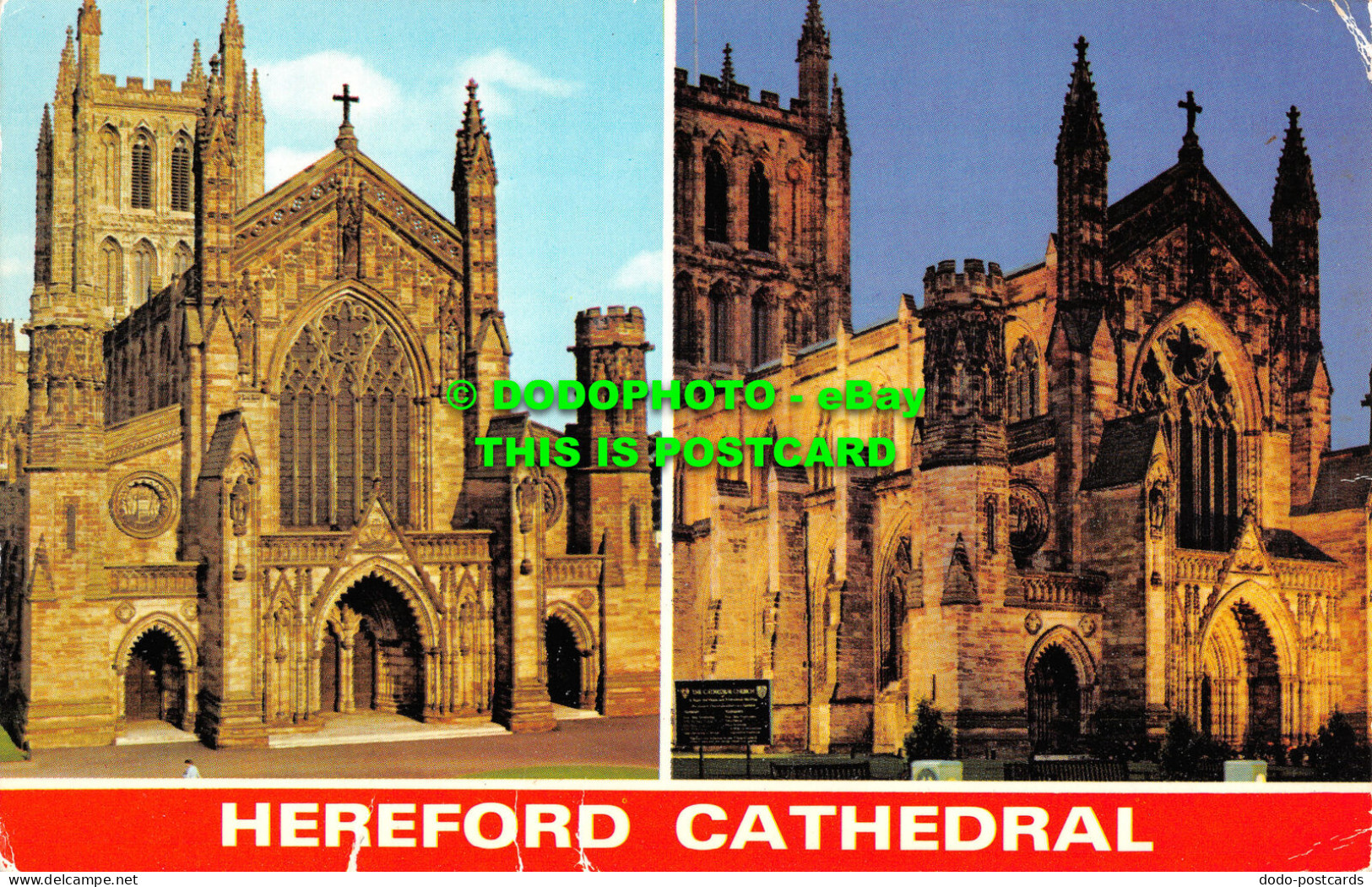 R524967 Hereford Cathedral. E. T. W. Dennis. Photocolour. Multi View. 1983 - Wereld