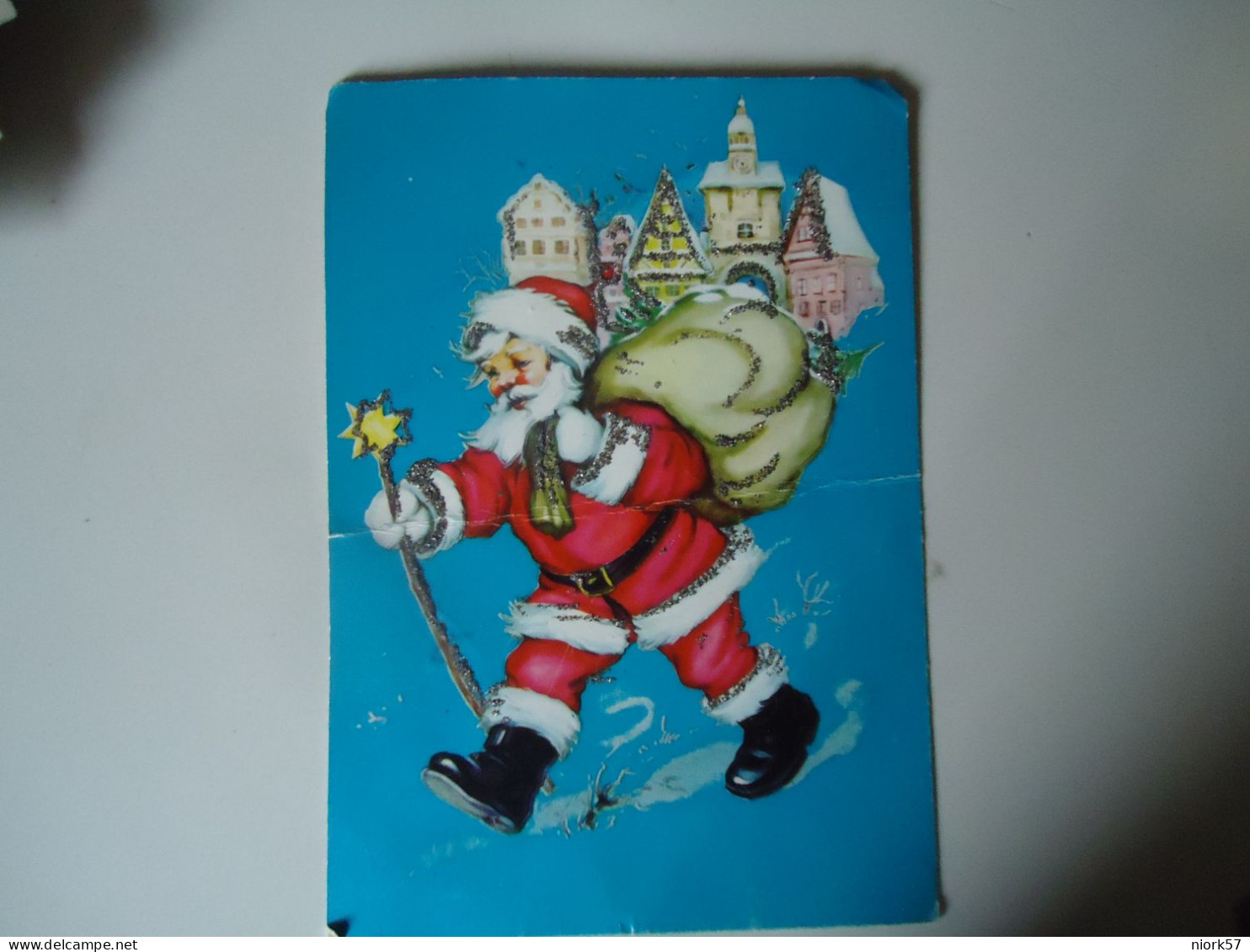 TURKEY   POSTCARDS  1967 NEW YEAR  SANTA CLAUS  FOR MORE PURCHASES 10% DISCOUNT - Turkije