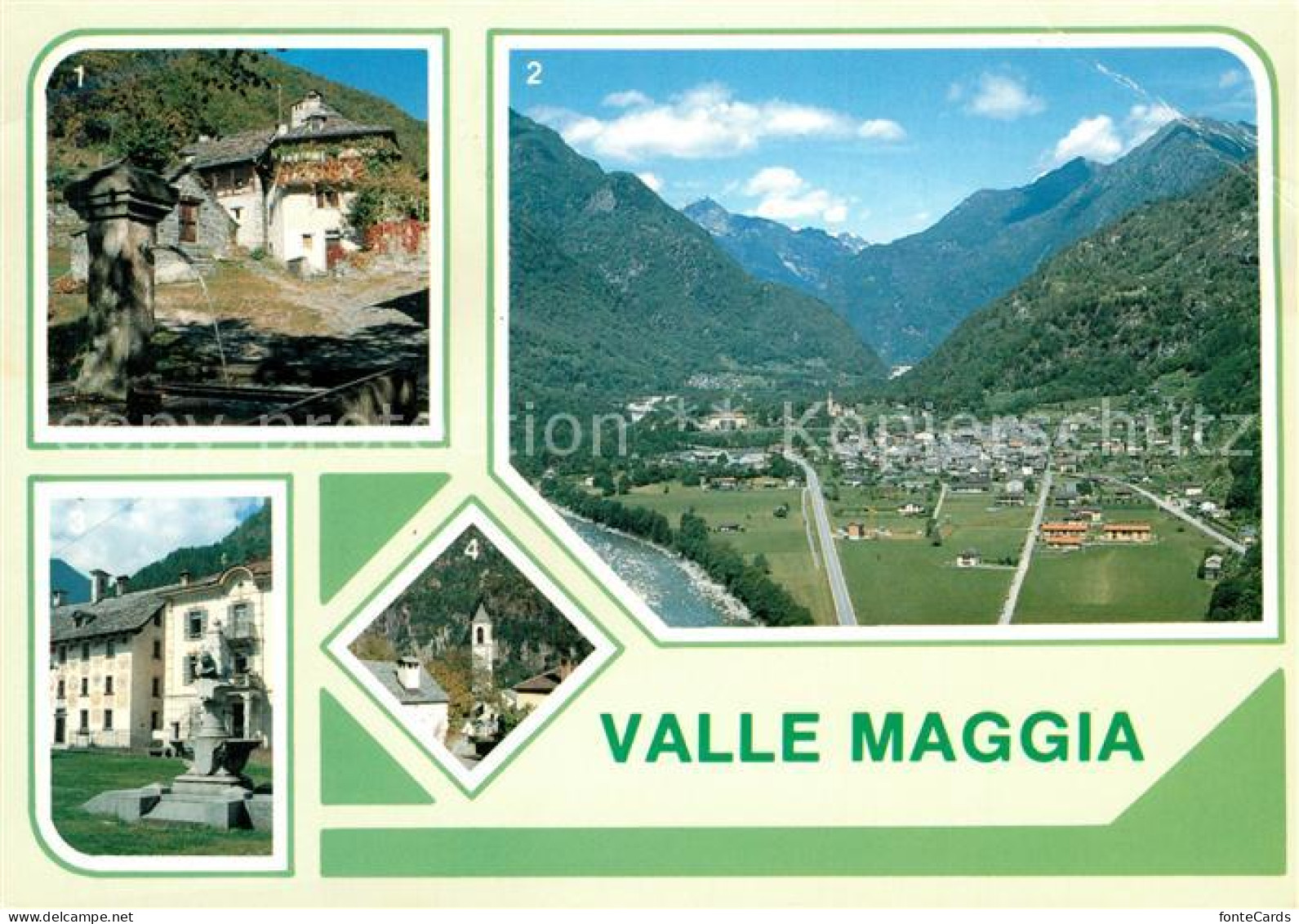 13244160 Valle Maggia Fliegeraufnahme Brunnen Gordevio Cevio Avegno Valle Maggia - Other & Unclassified