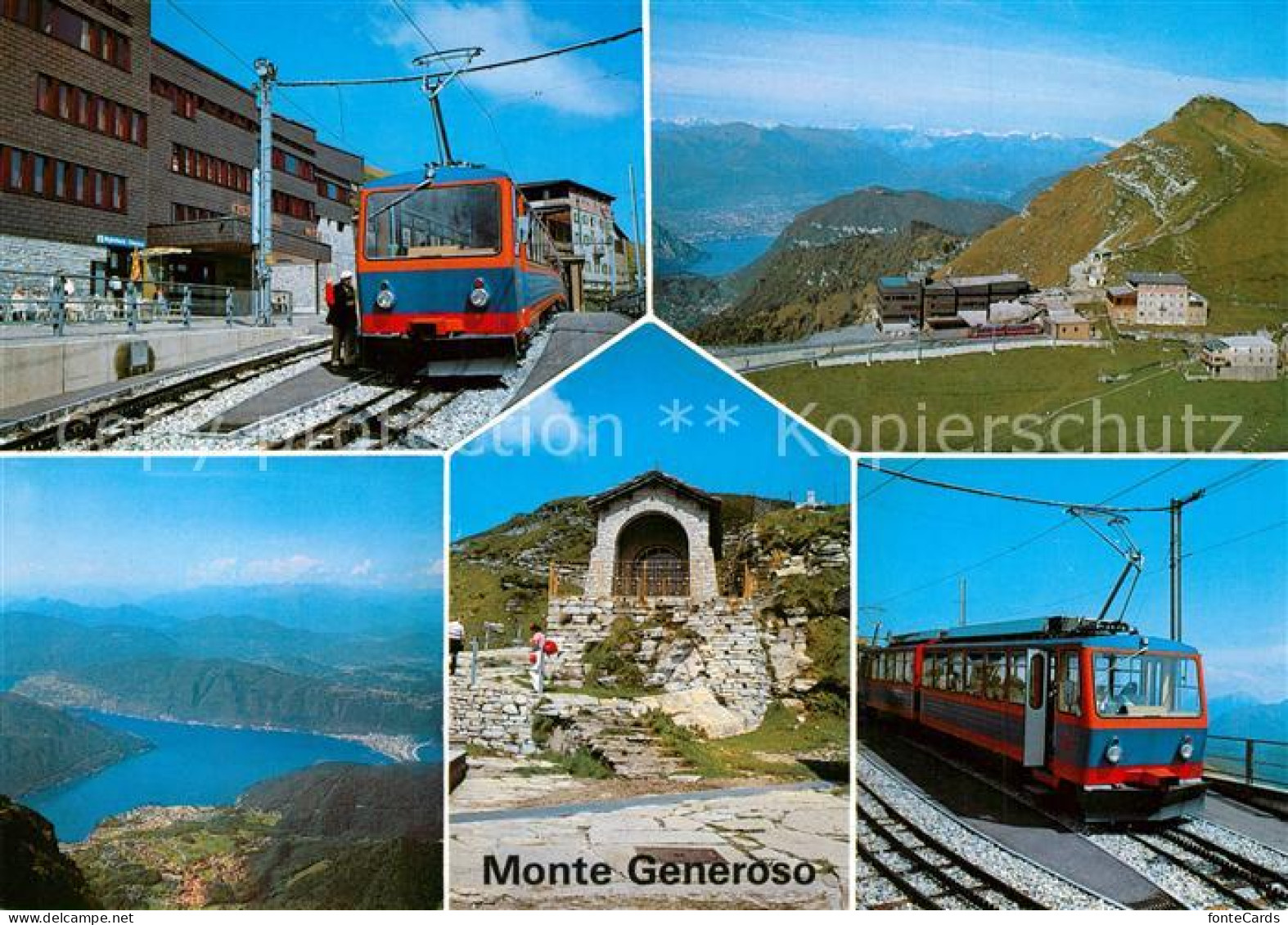 13242984 Monte Generoso Ferrovia Bahn Ristorante Monte Generoso Vetta Capolago M - Autres & Non Classés