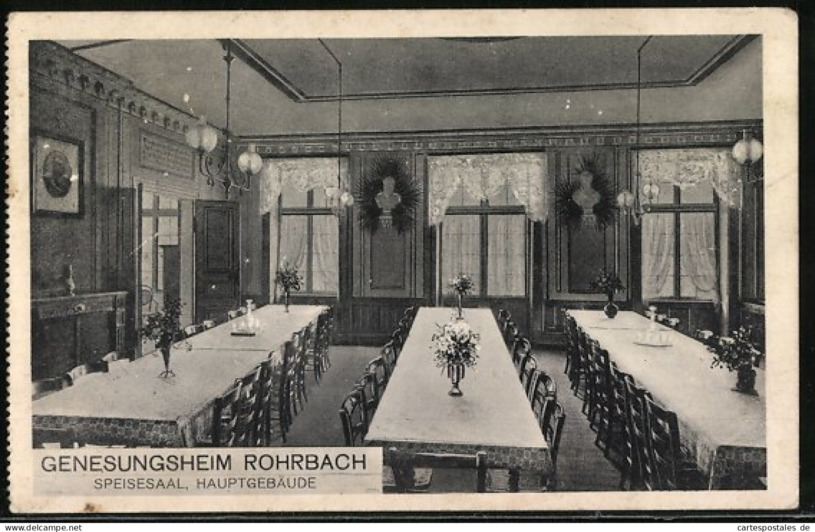 AK Rohrbach, Genesungsheim Rohrbach, Speisesaal, Hauptgebäude  - Autres & Non Classés