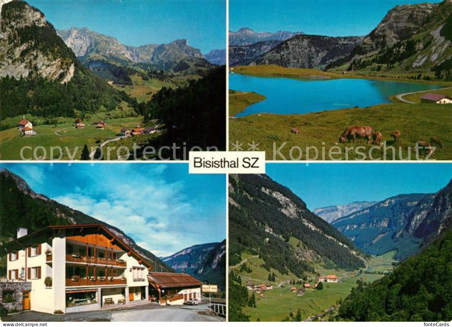 13241093 Bisisthal Gasthof Pension Schoenenboden Landschaftspanorama Bergsee Alp - Sonstige & Ohne Zuordnung