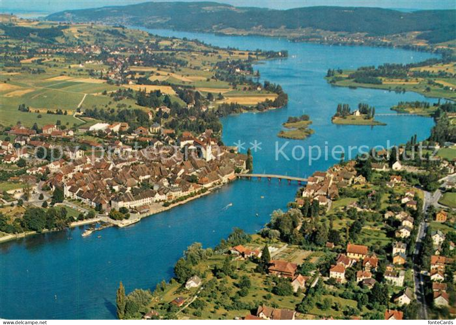 13240793 Stein Rhein Fliegeraufnahme Mit Untersee  Stein Rhein - Other & Unclassified