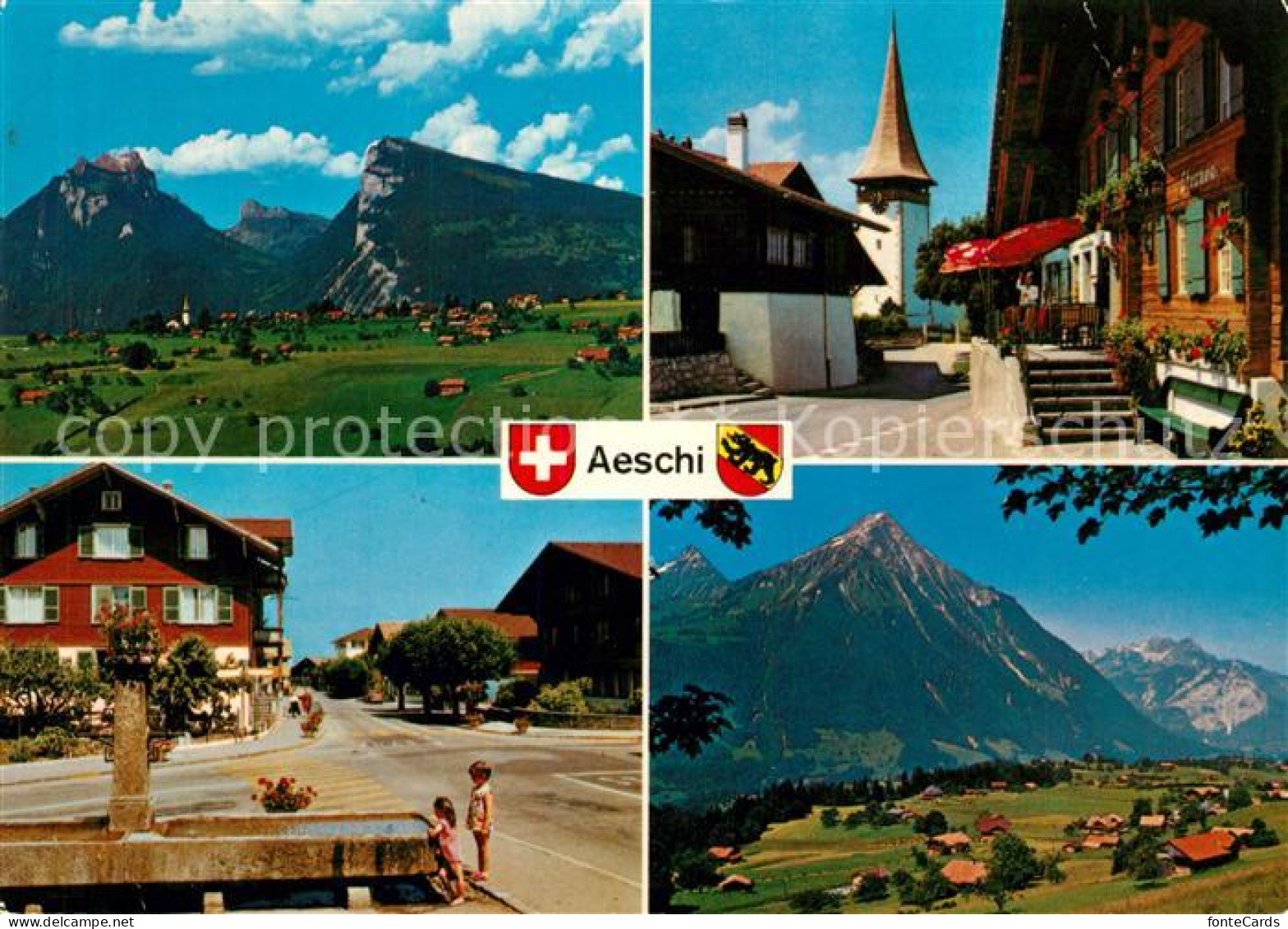 13240718 Aeschi BE Restaurant Sternen Niesen Dorfstrasse Rothorn Niederhorn Aesc - Autres & Non Classés