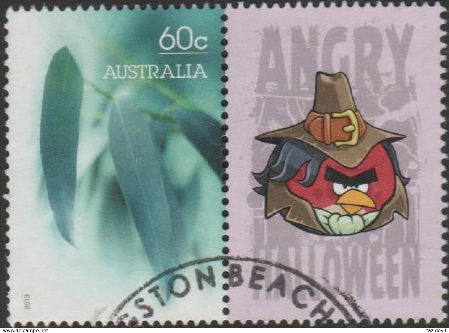 AUSTRALIA - USED 2013 60c Special Occasions With Halloween Tabs - Gebraucht